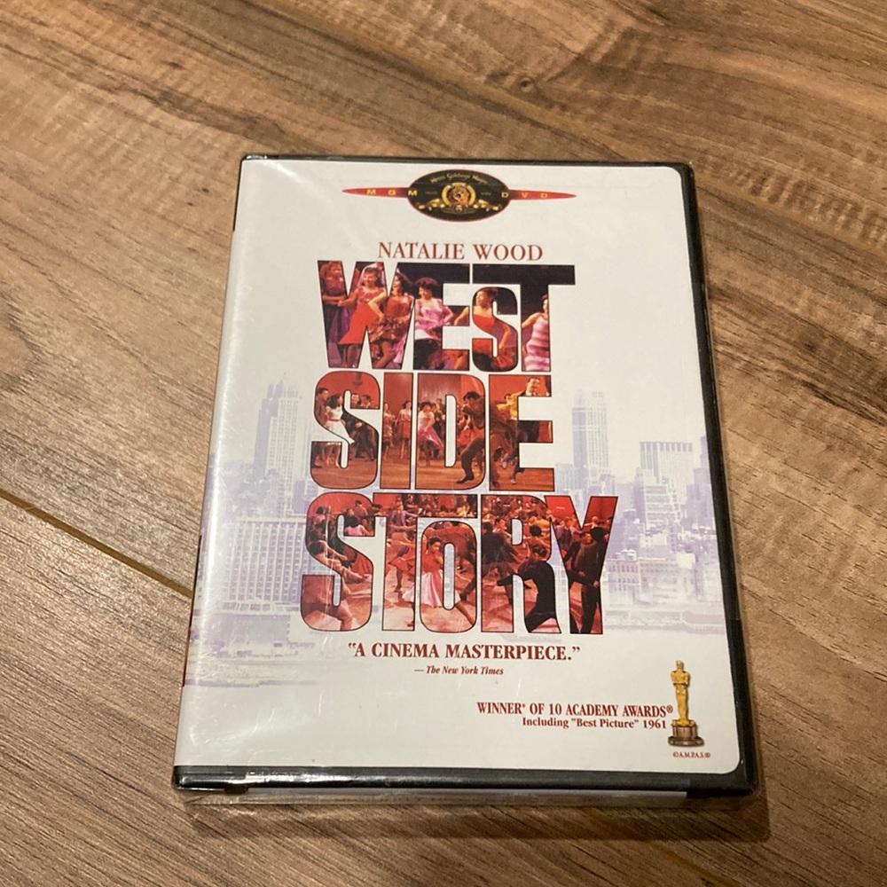 West Side Story dvd featuring Natalie Wood - new and wrapped in plastic